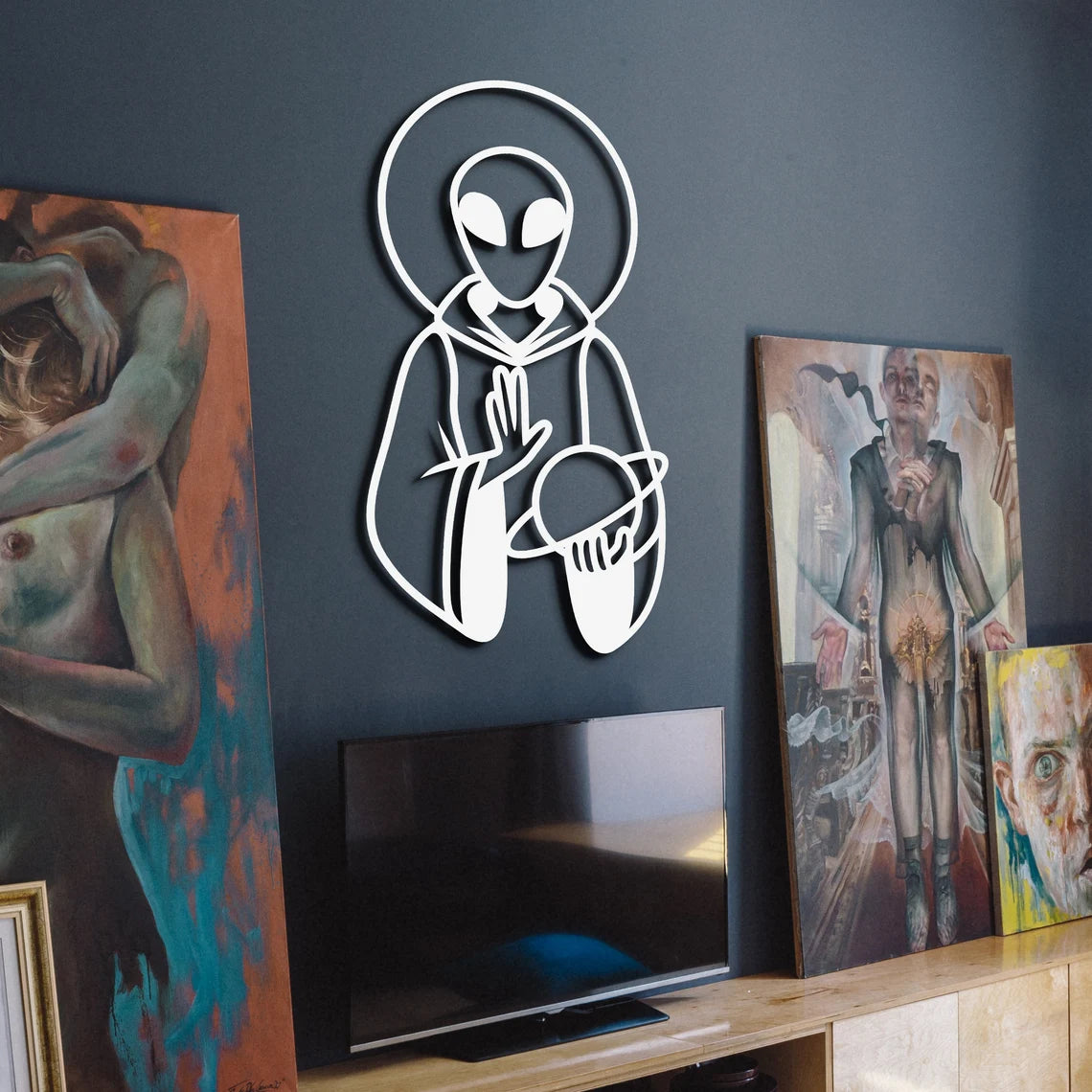 Friendly Alien - Wall Art