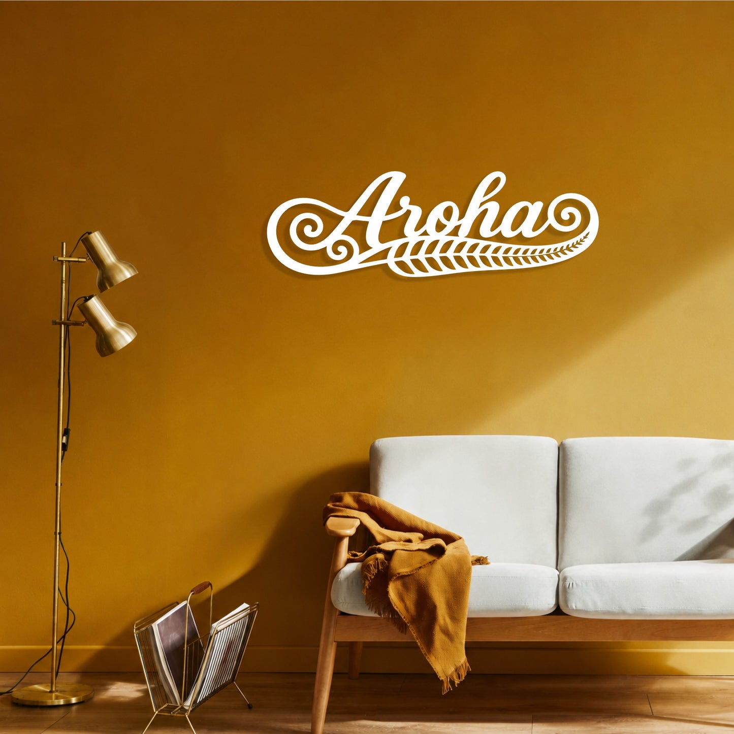 Aroha with Fern - Wall Art