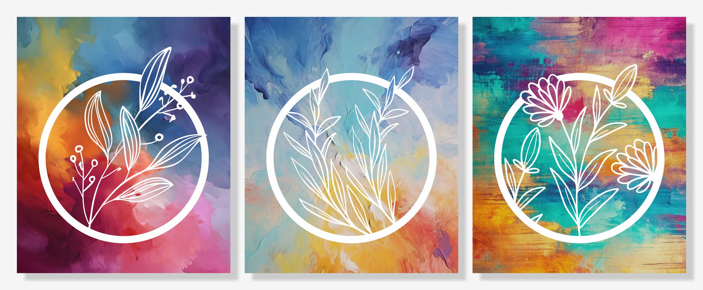 Floral Triptych - ArtBox