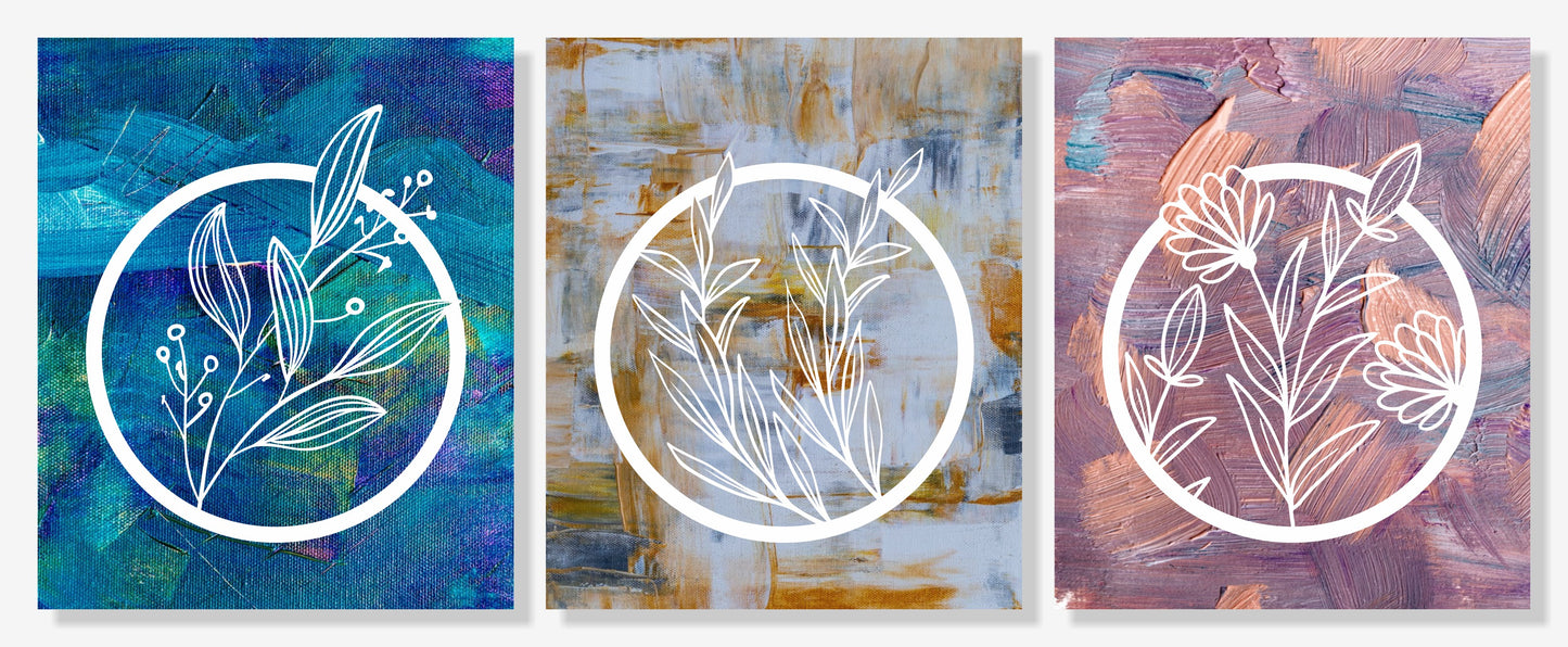 Floral Triptych - ArtBox