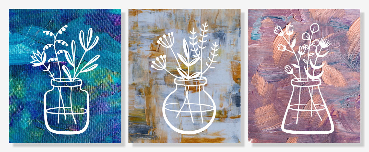 Bouquet Triptych - ArtBox