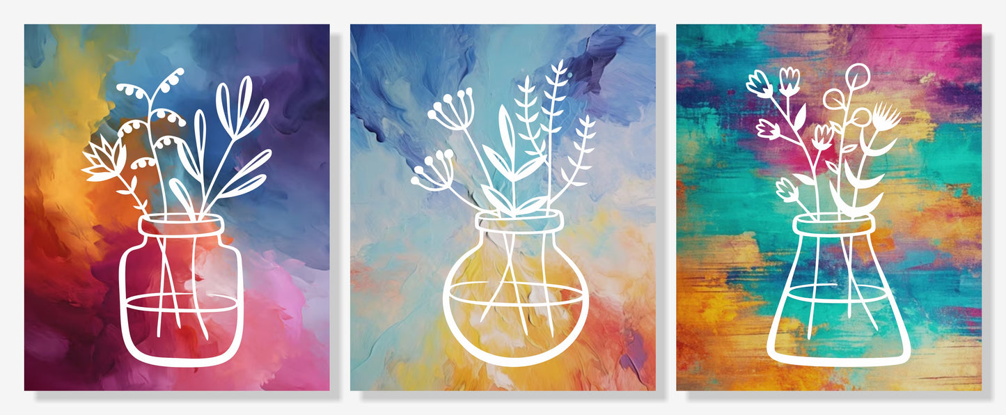 Bouquet Triptych - ArtBox