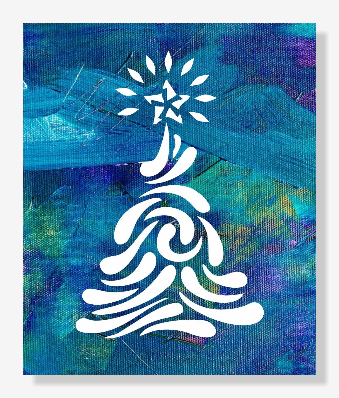 Abstract Christmas Tree - ArtBox