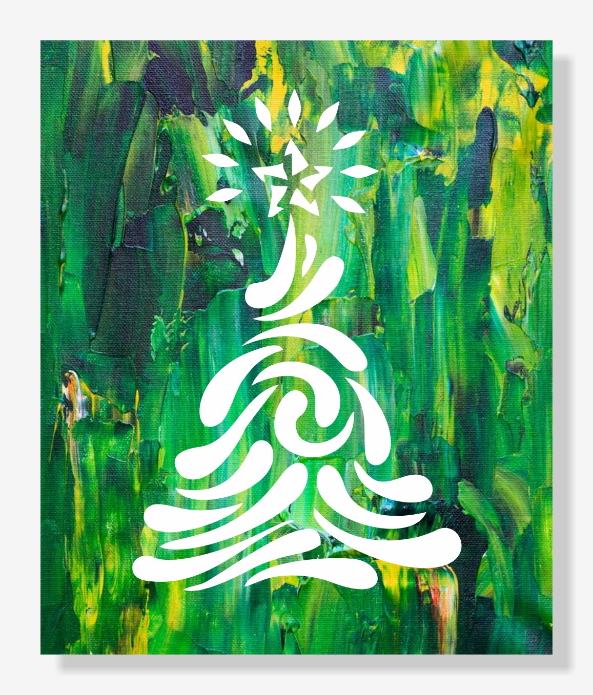 Abstract Christmas Tree - ArtBox