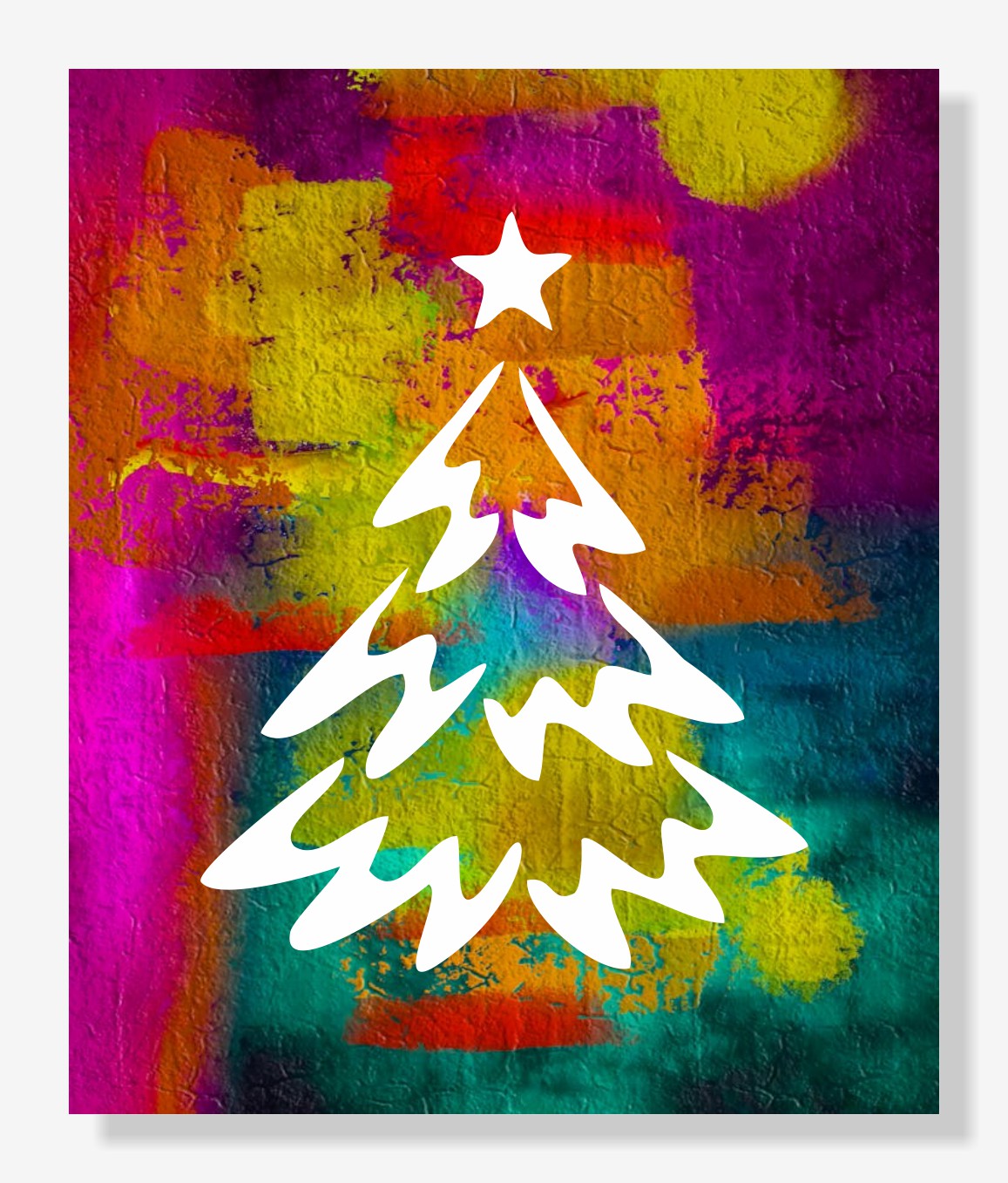 Snowy Christmas Tree - ArtBox