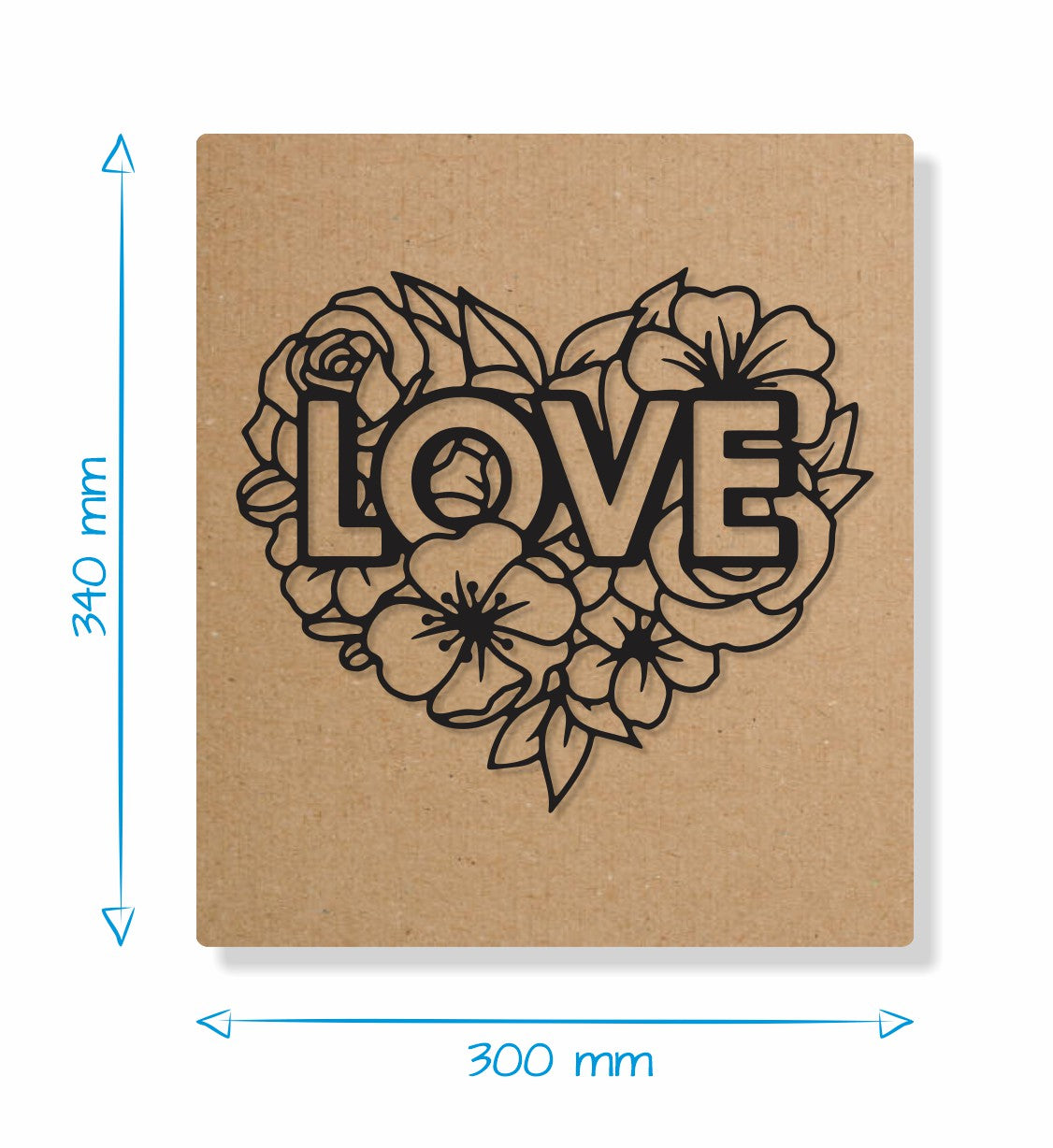 LOVE in Flowers - Gift Box Decor