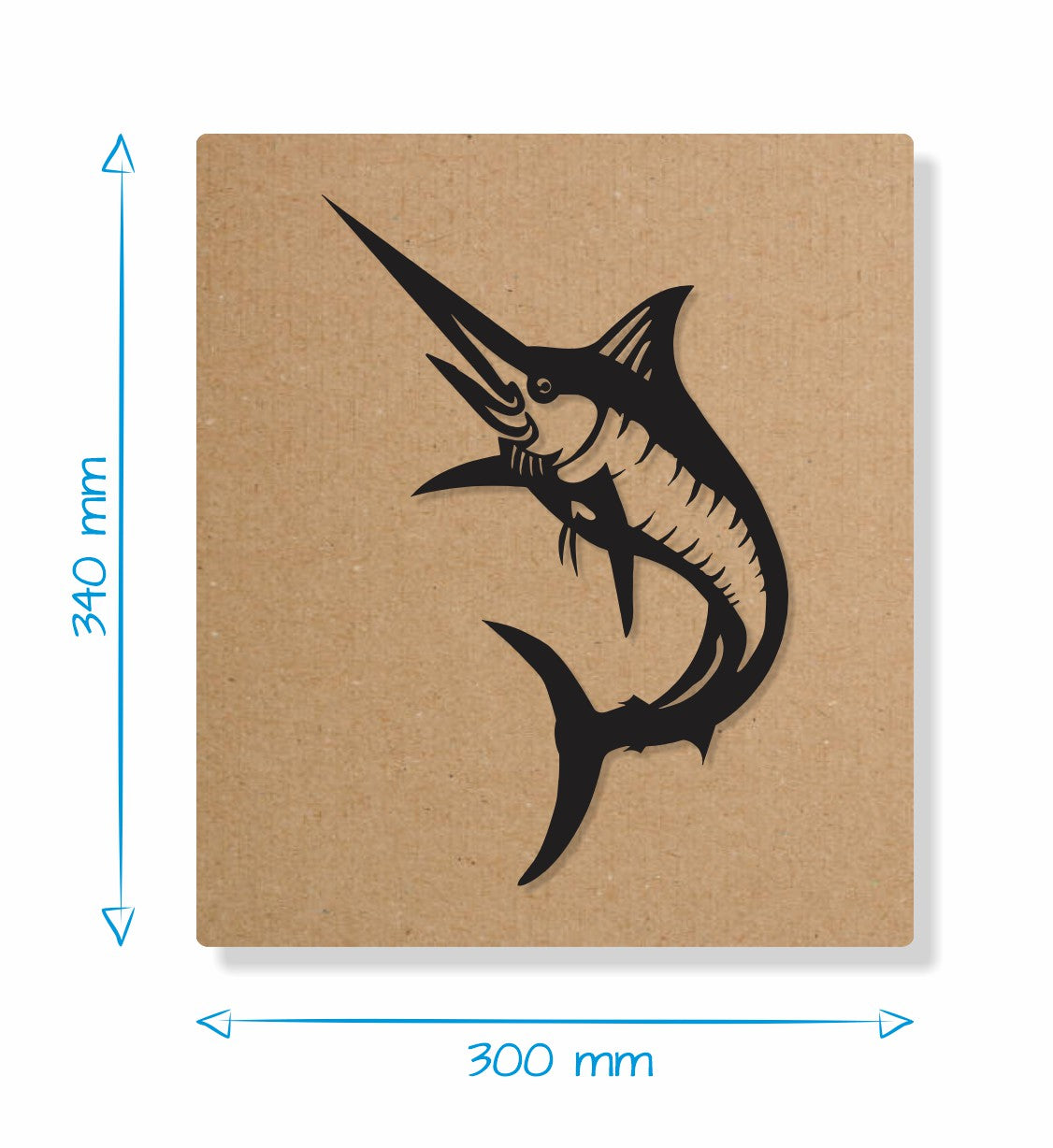 Blue Marlin - Gift Box Decor