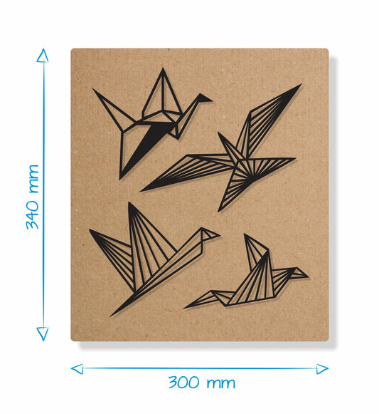 Paper Birds - Gift Box Decor