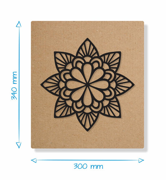 Abstract Floral Mandala - Gift Box Decor