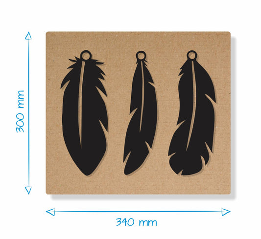 Hanging Feathers - Gift Box Decor