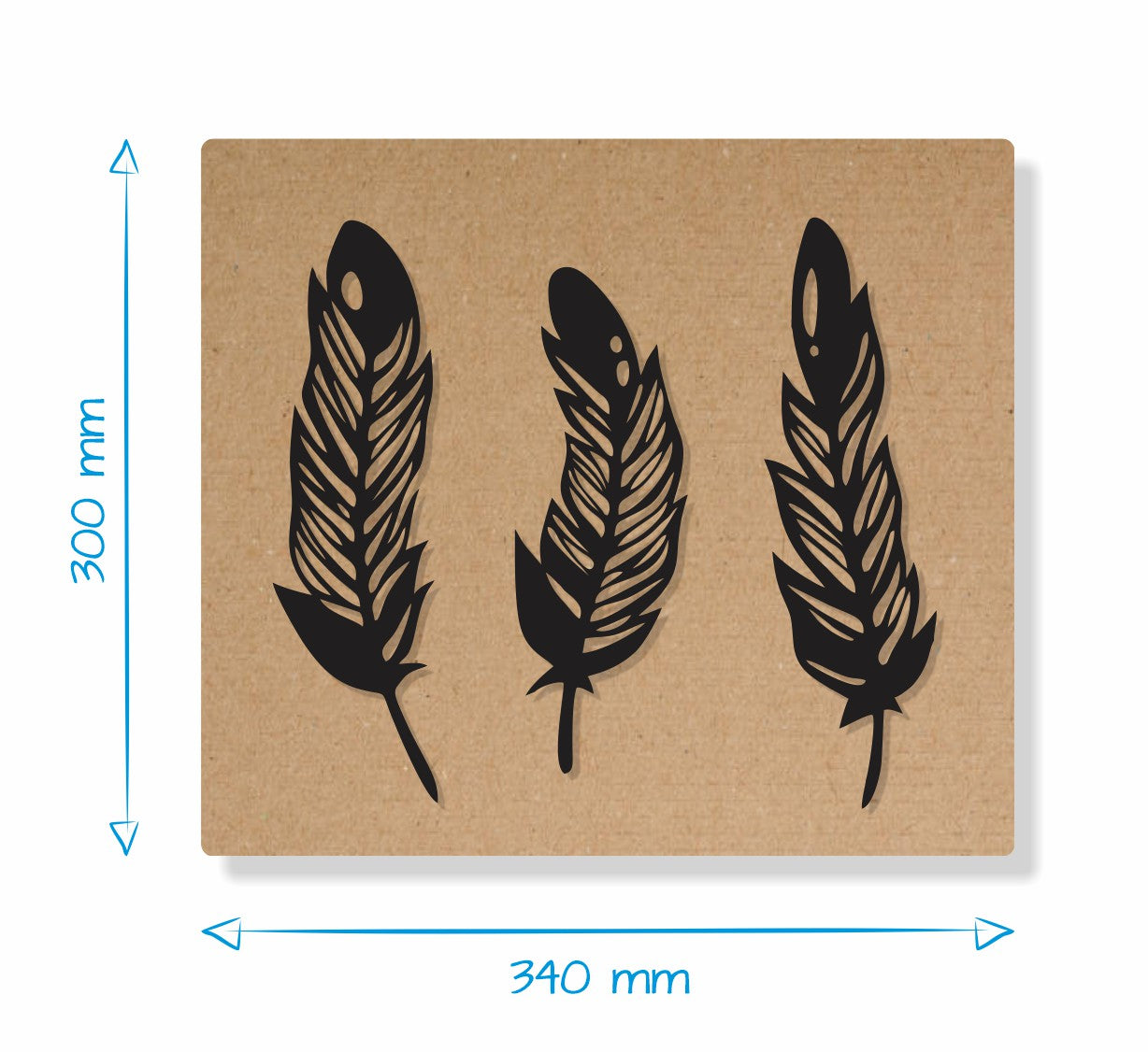 Weathered Feathers - Gift Box Decor