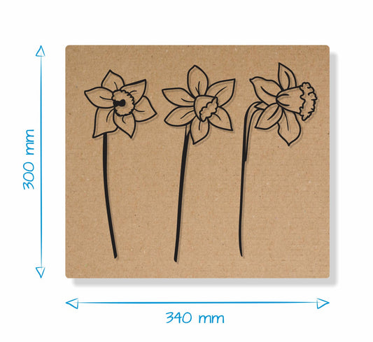 Daffodil Trio - Gift Box Decor