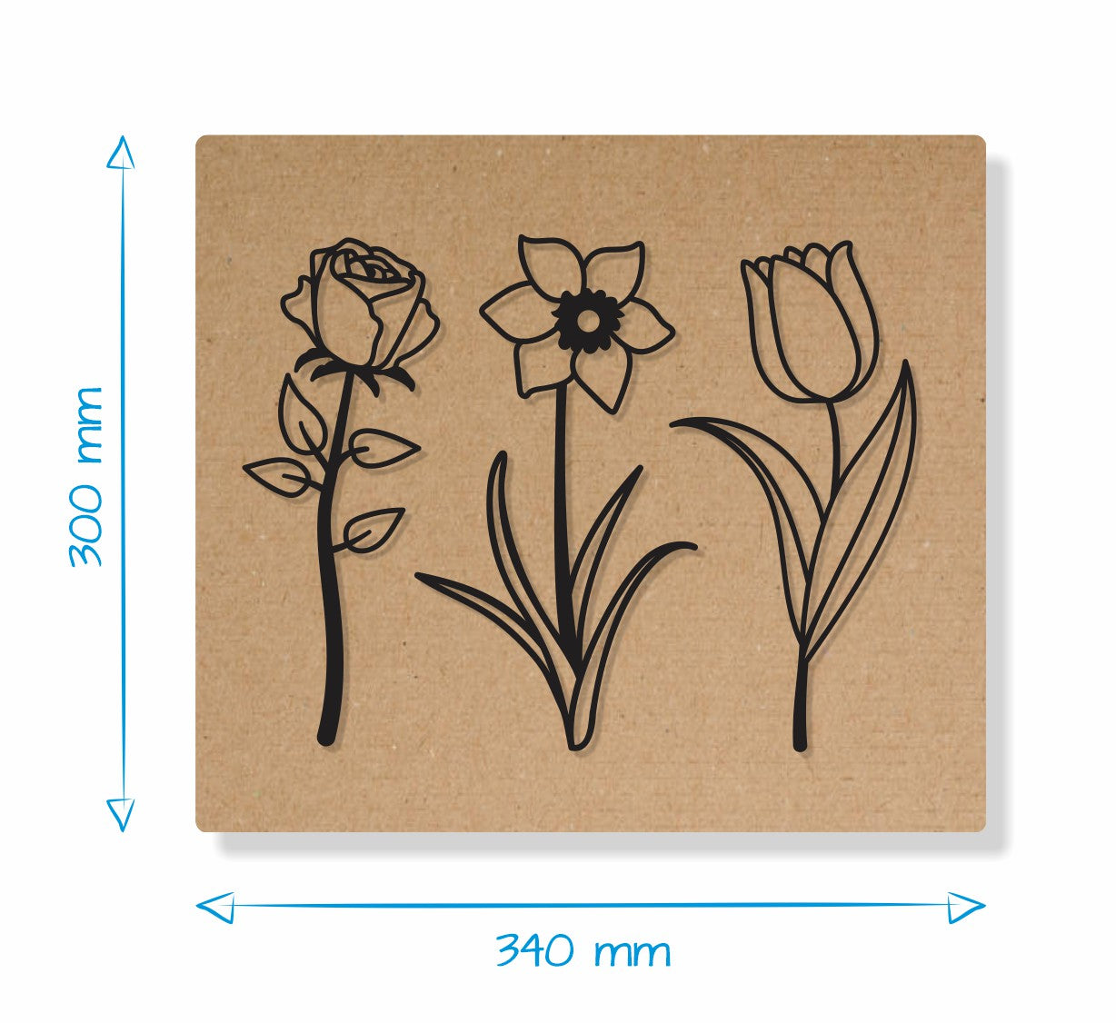 Flower Set - Gift Box Decor