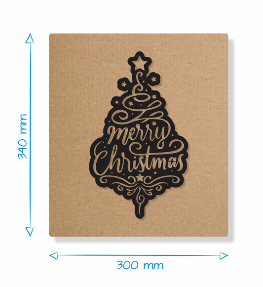 Merry Christmas Tree - Gift Box Decor