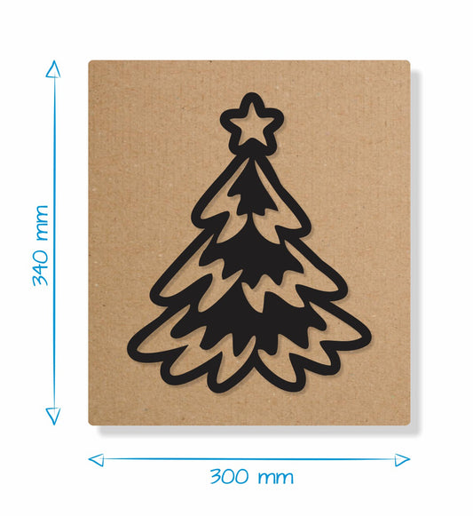 Snowy Christmas Tree - Gift Box Decor