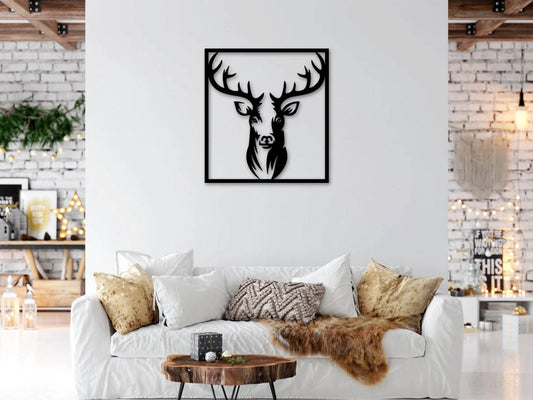 Stag in Frame - Wall Art