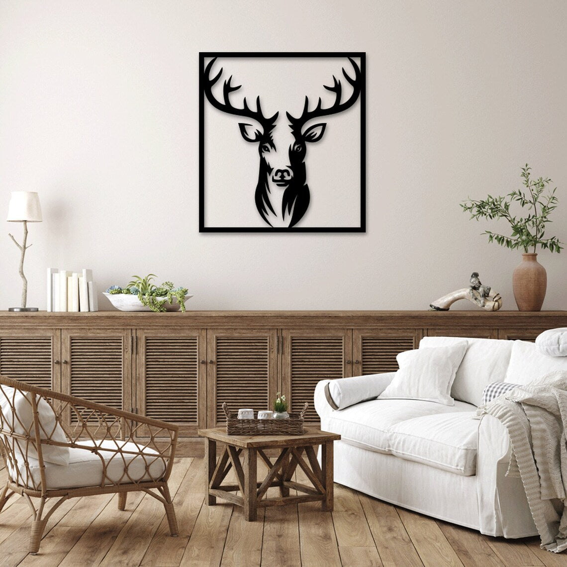 Stag in Frame - Wall Art