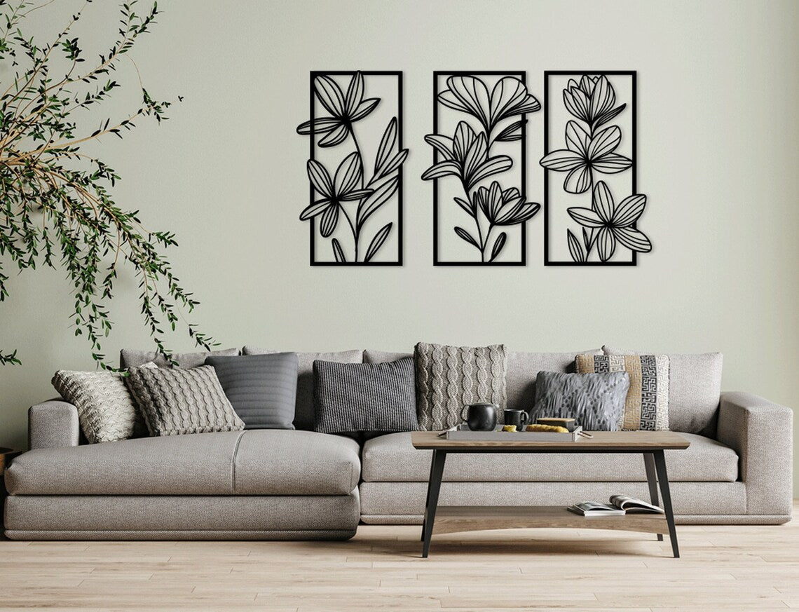 Floral Trio - Wall Art