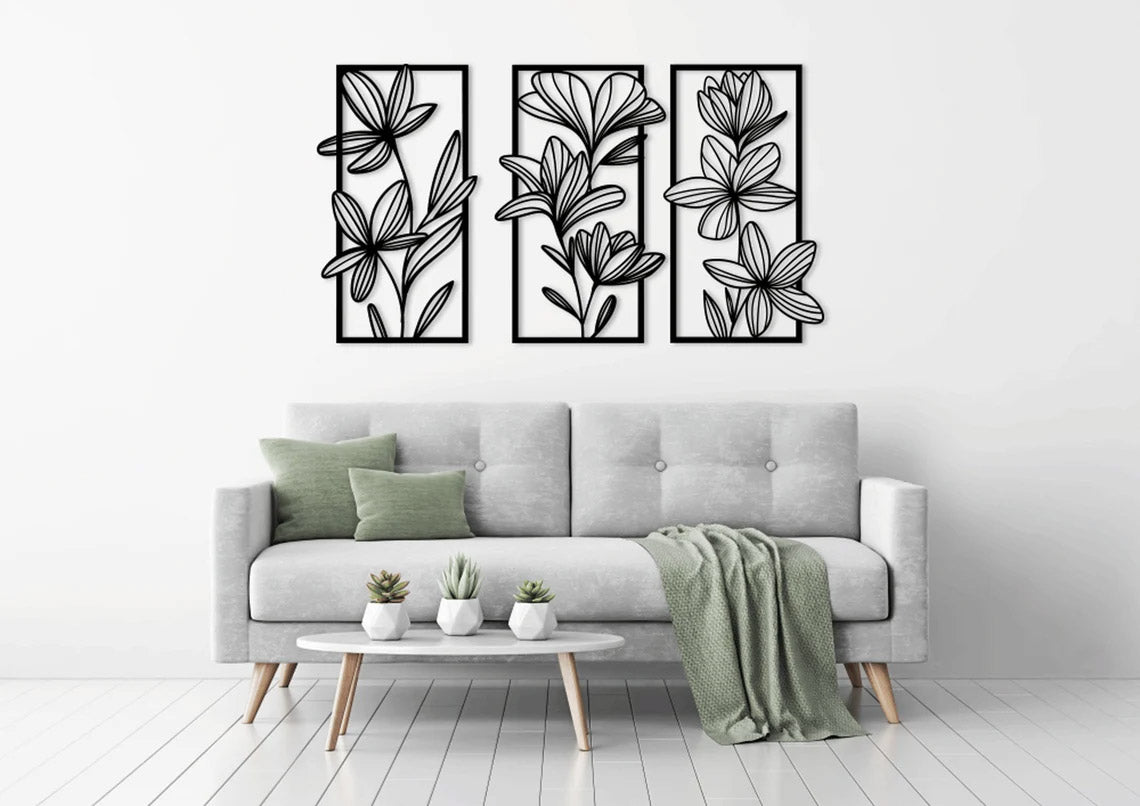 Floral Trio - Wall Art