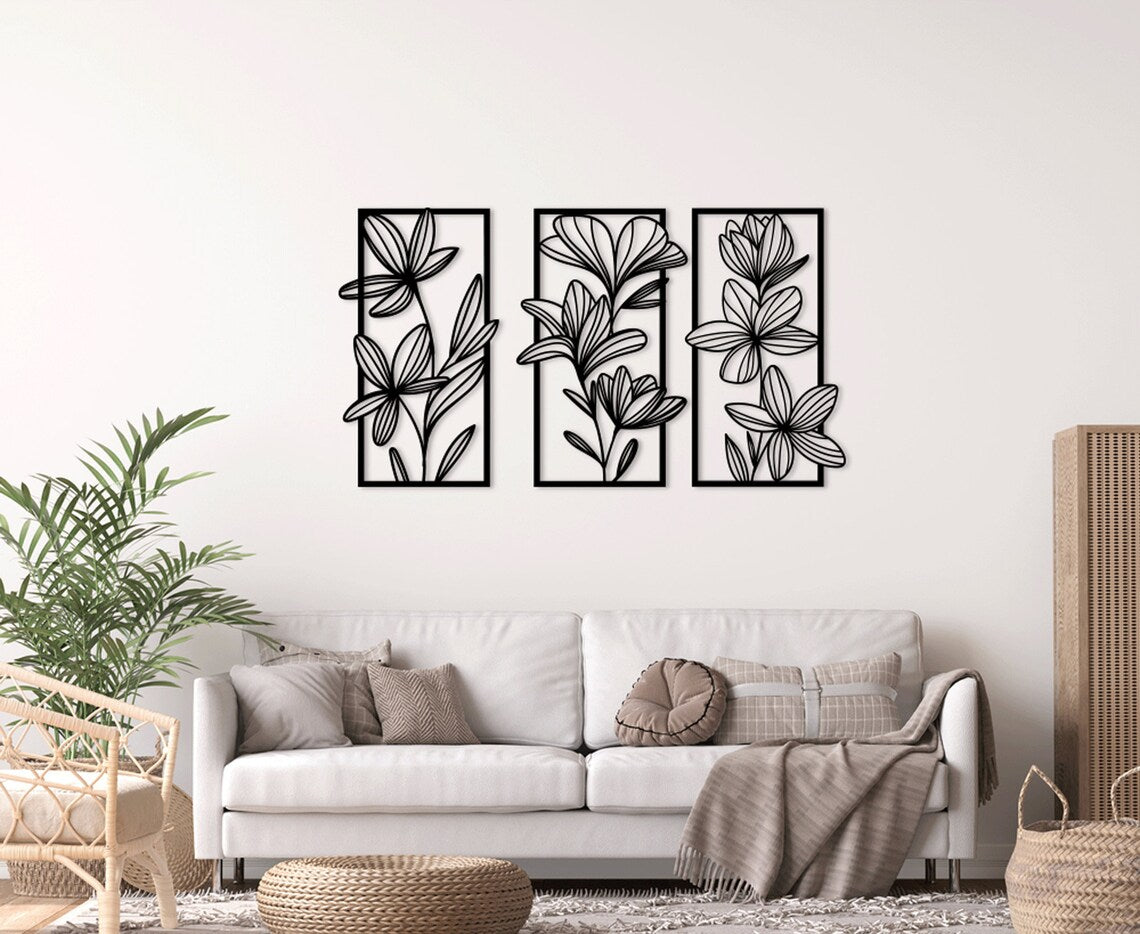 Floral Trio - Wall Art