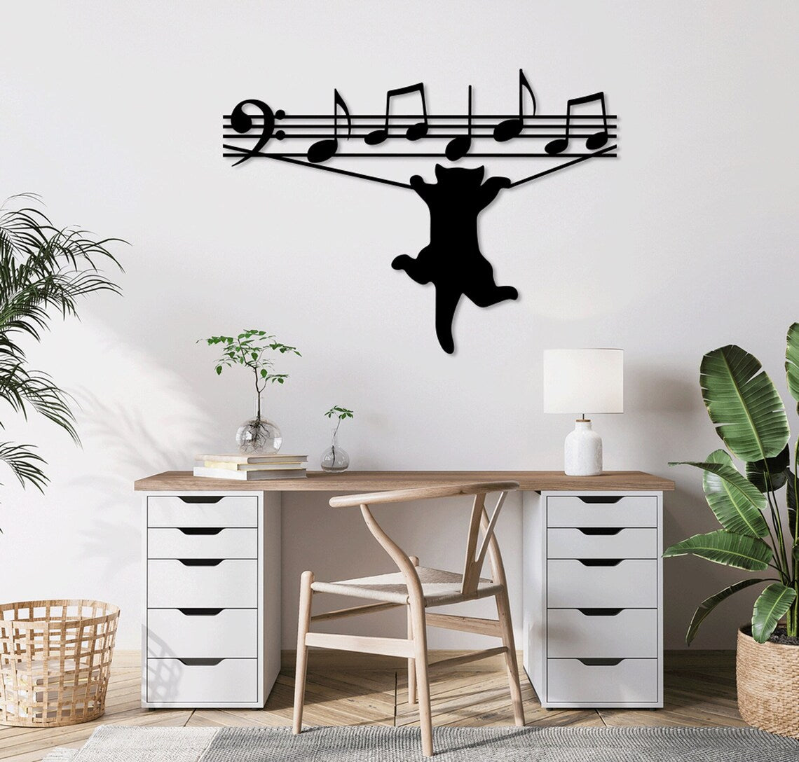 Musical Cat - Wall Art