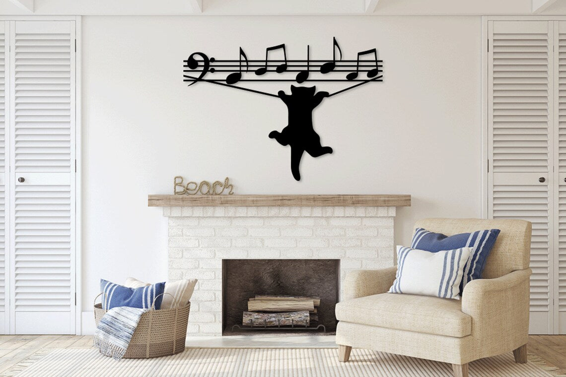 Musical Cat - Wall Art