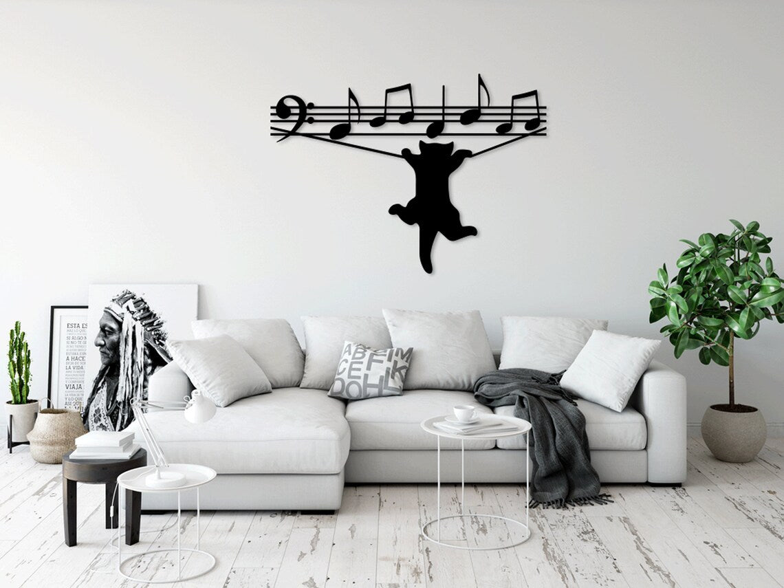 Musical Cat - Wall Art