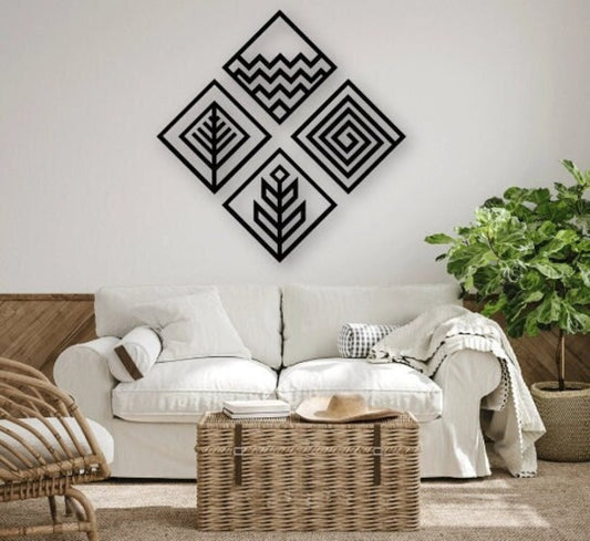 Four Elements - Wall Art Set