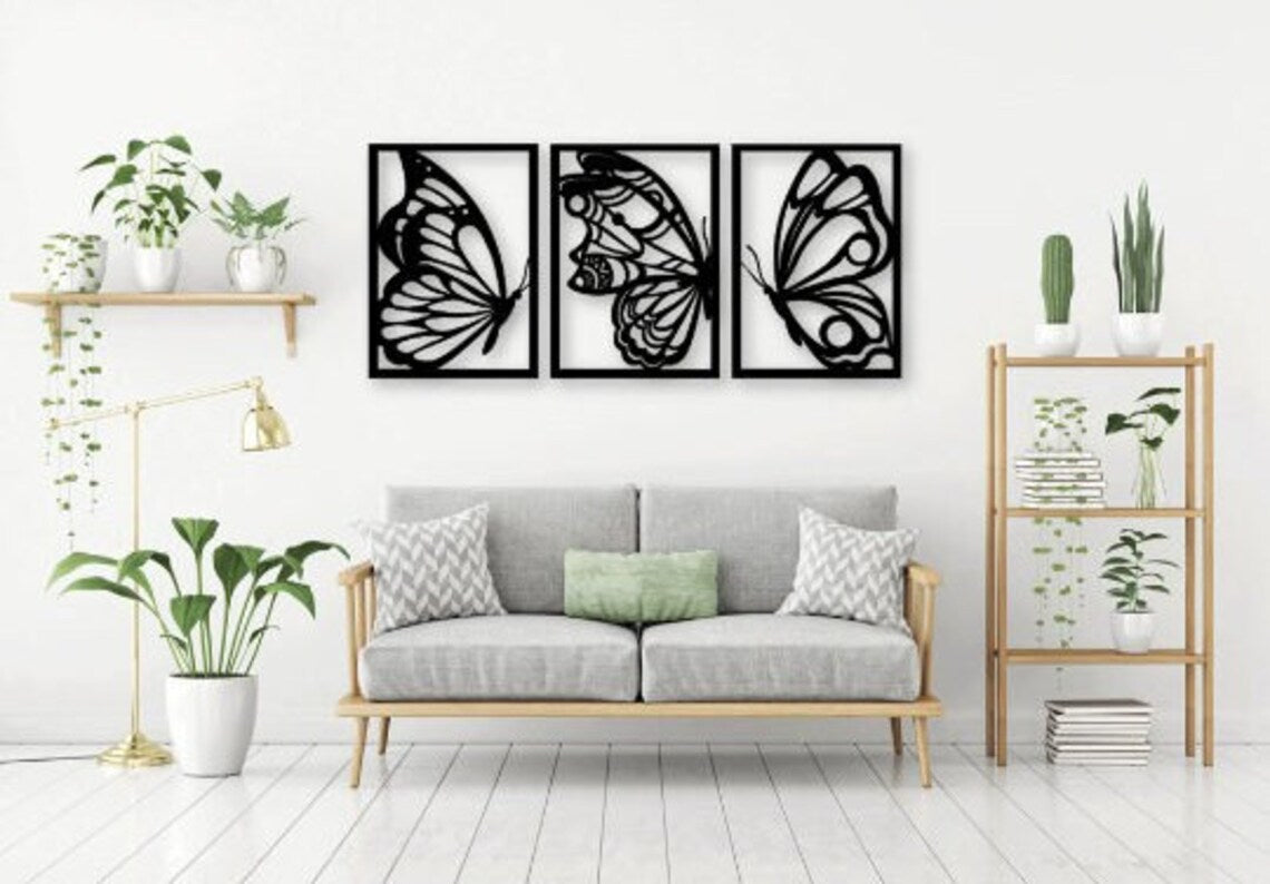 Butterfly  - Wall Art Set