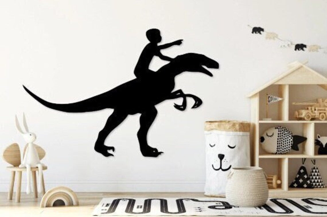 Dinosaur Ride - Wall Art