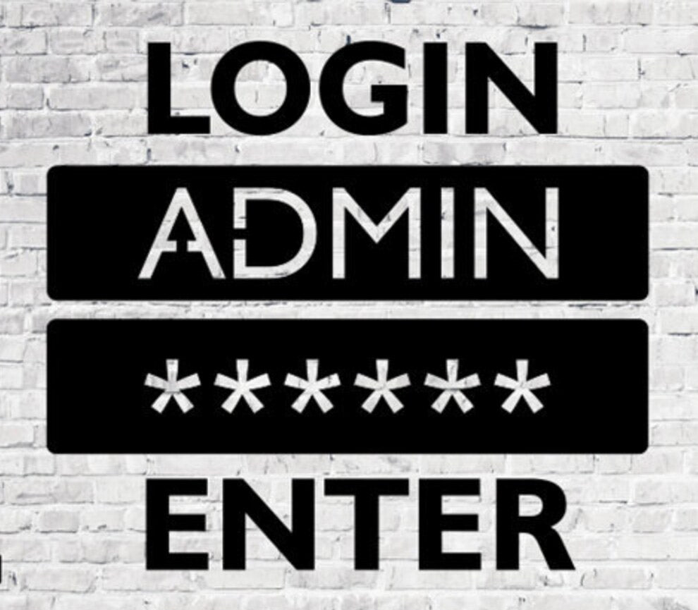 Login as Admin