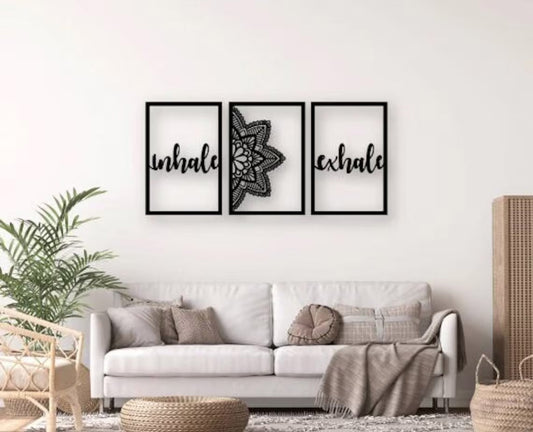 Inhale - Exhale - Wall Art