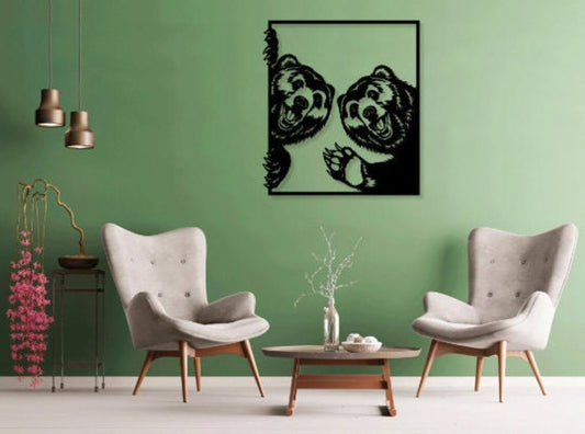 Friendly Bears - Wall Art