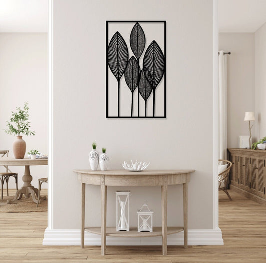 Leaves In Frame - Wall Art