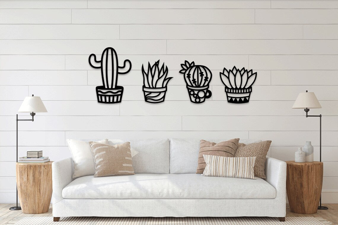 Mexican Succulents - Wall Art Set