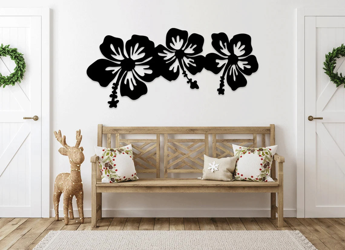 Hibiscus Flowers - Wall Art