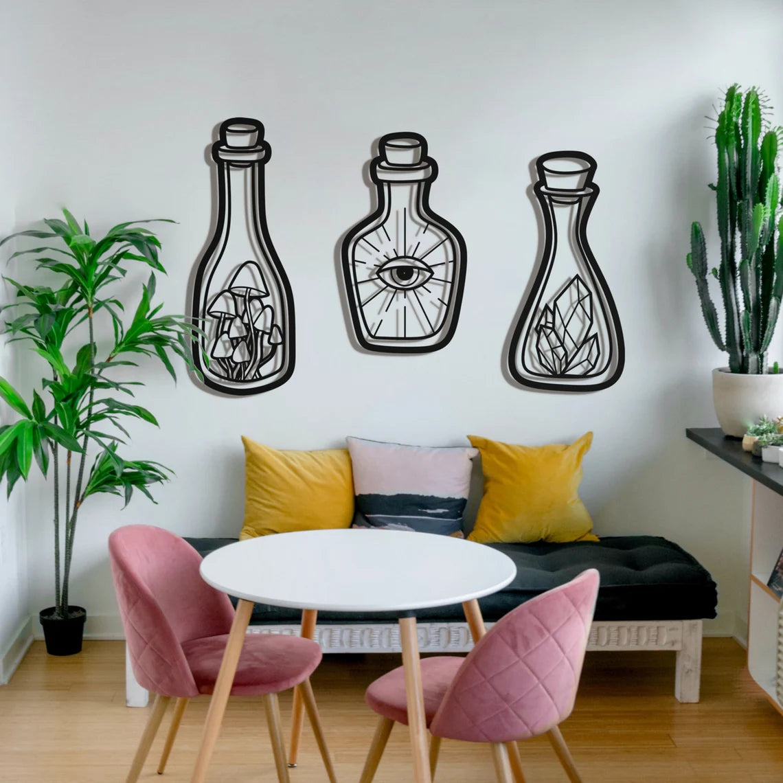 Witch Jars - Wall Art Set