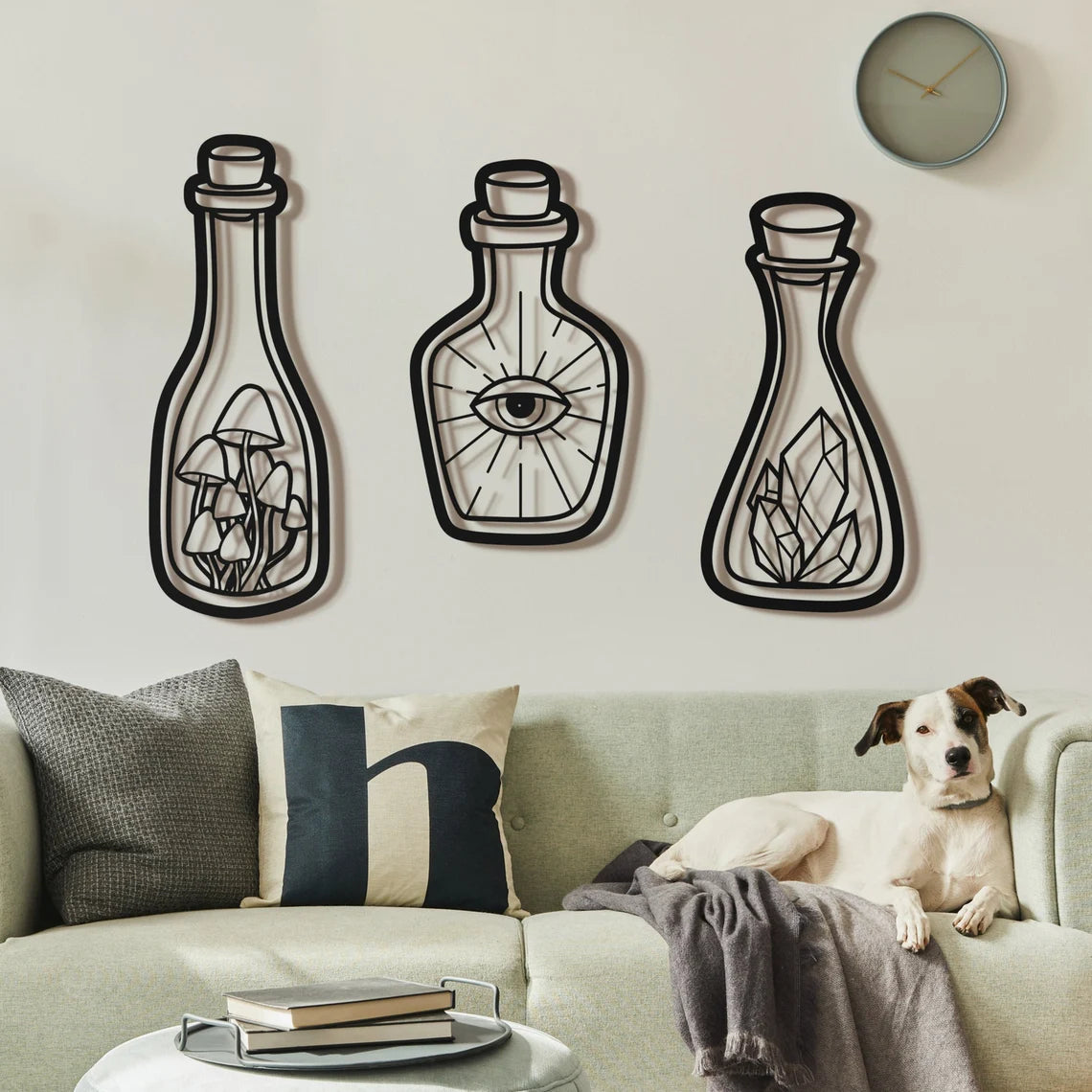 Witch Jars - Wall Art Set