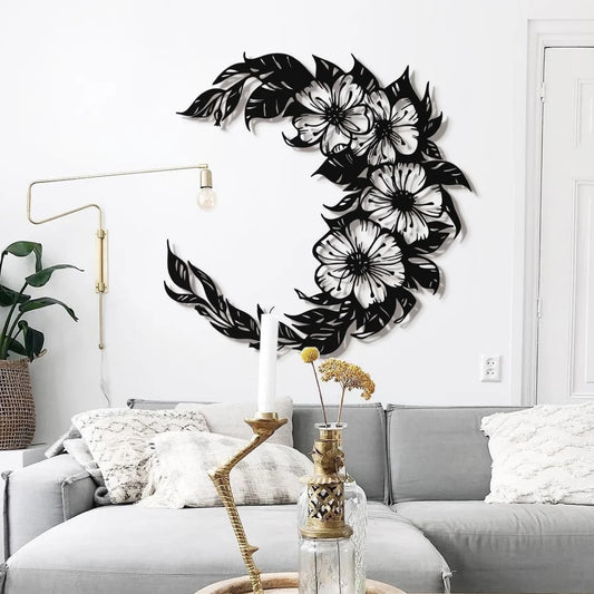 Floral Crescent - Wall Art