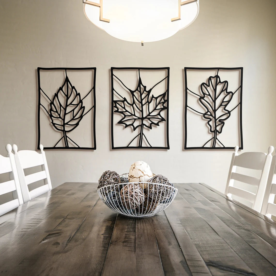 Tree Leaves Trio - Wall Art