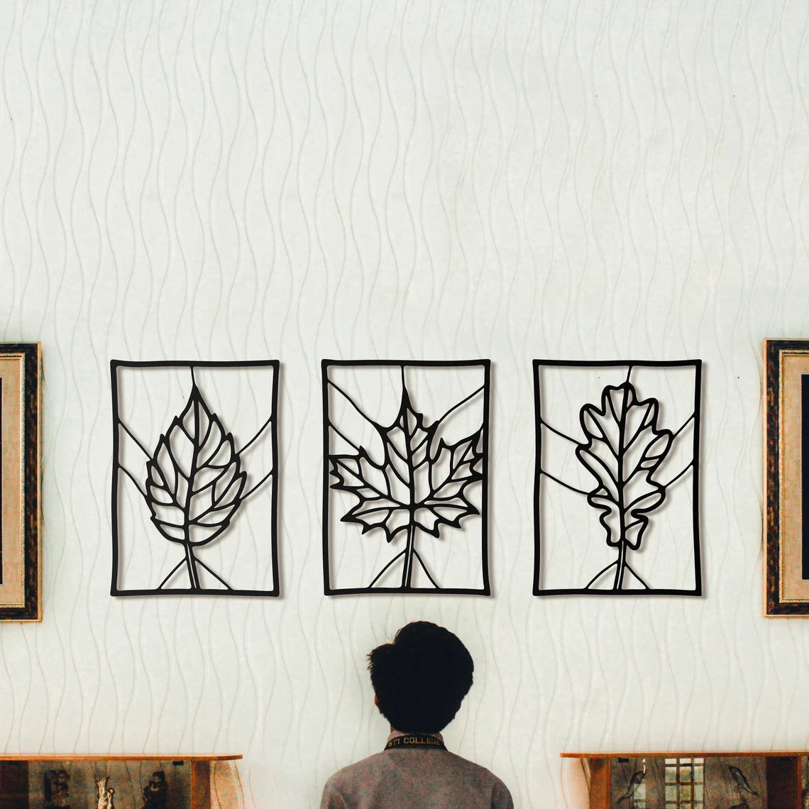 Tree Leaves Trio - Wall Art