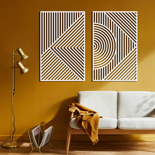 Abstract Geometry - Wall Art Set