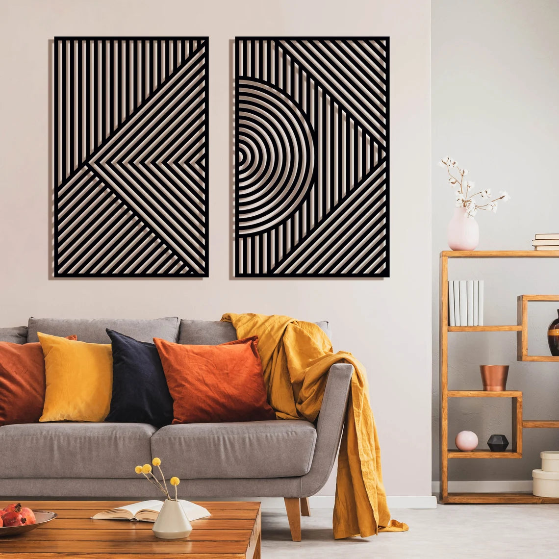 Abstract Geometry - Wall Art Set