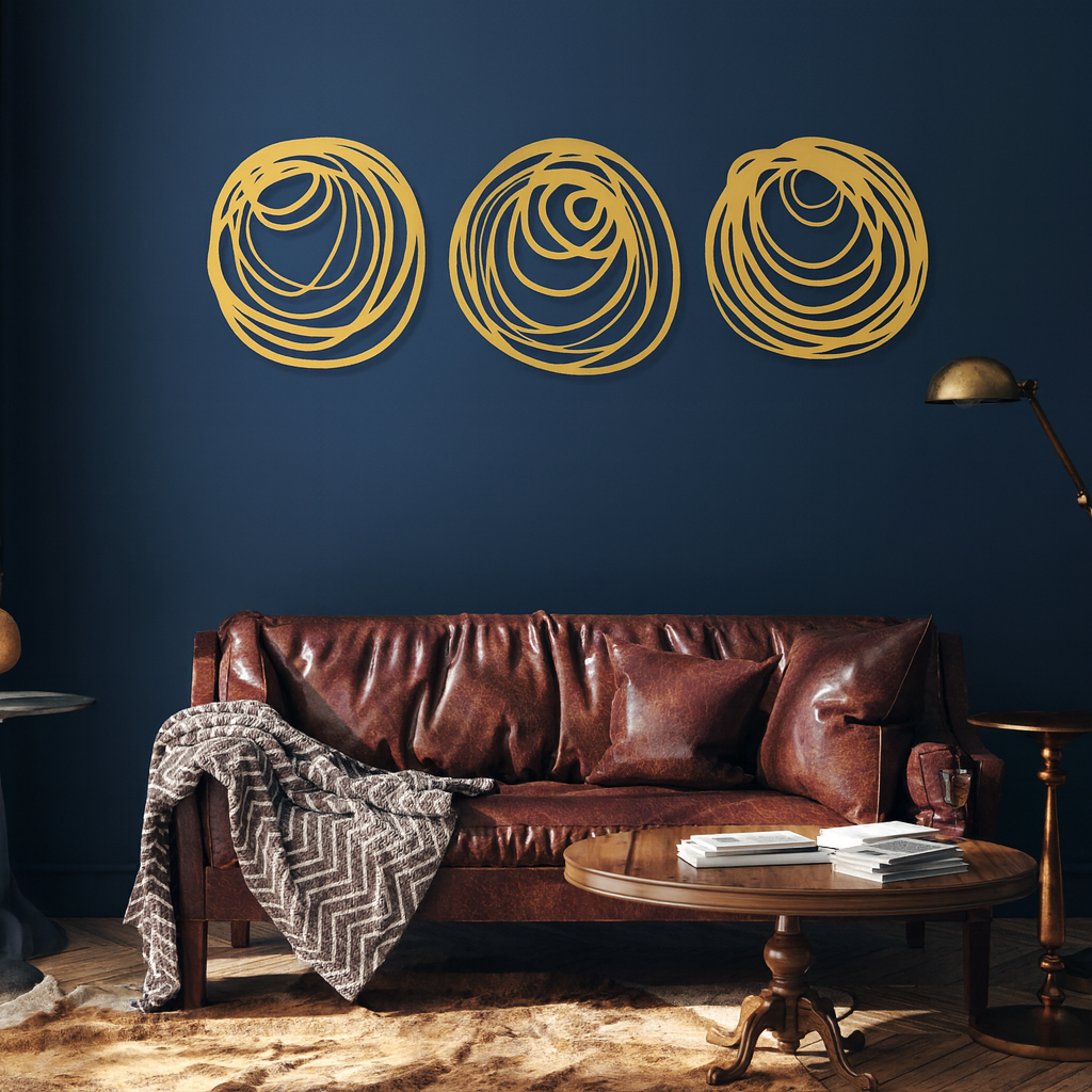 Doodle Trio - Wall Art