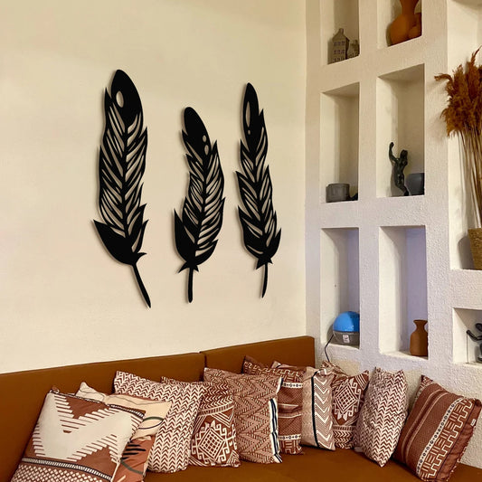 Feathers Trio - Wall Art