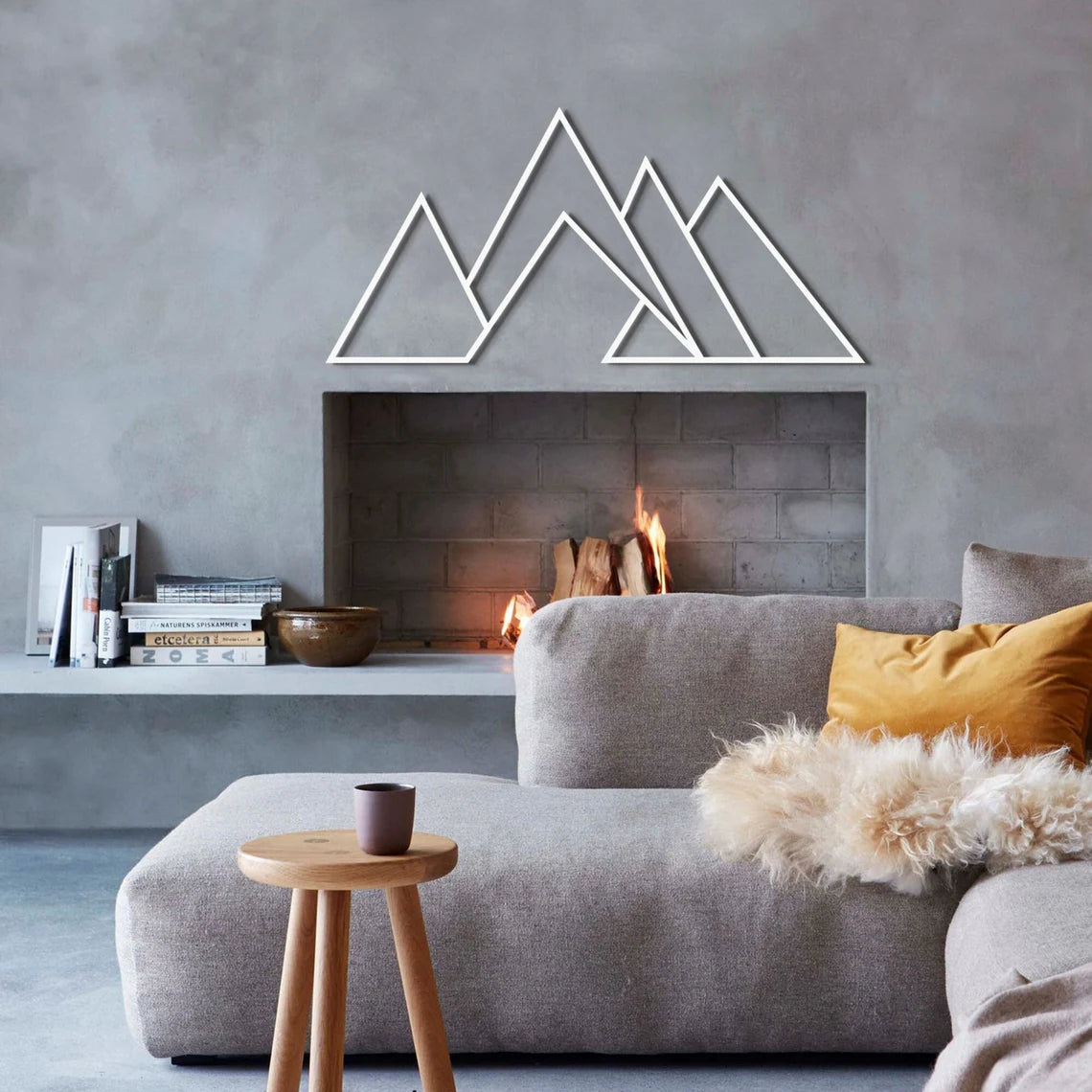 Minimalistic Mountains - Wall Art