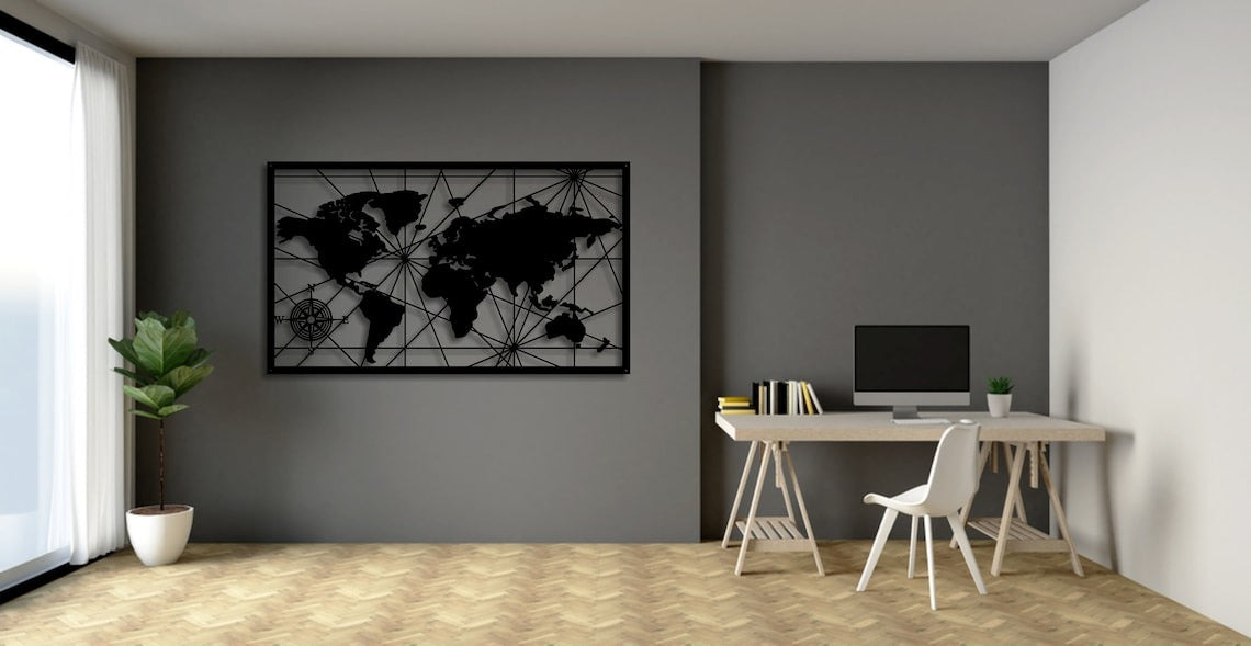 World Map - Wall Art