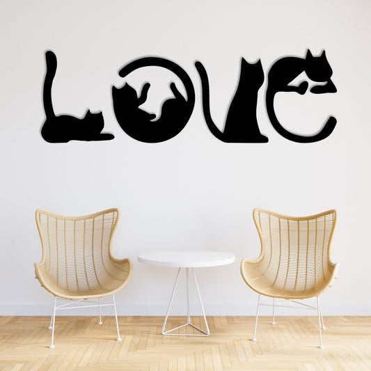 Love Cats - Wall Art Set