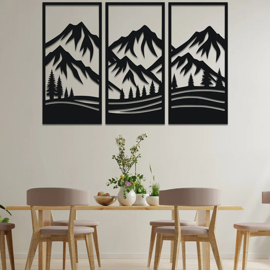 Mountains - Wall Art Trio