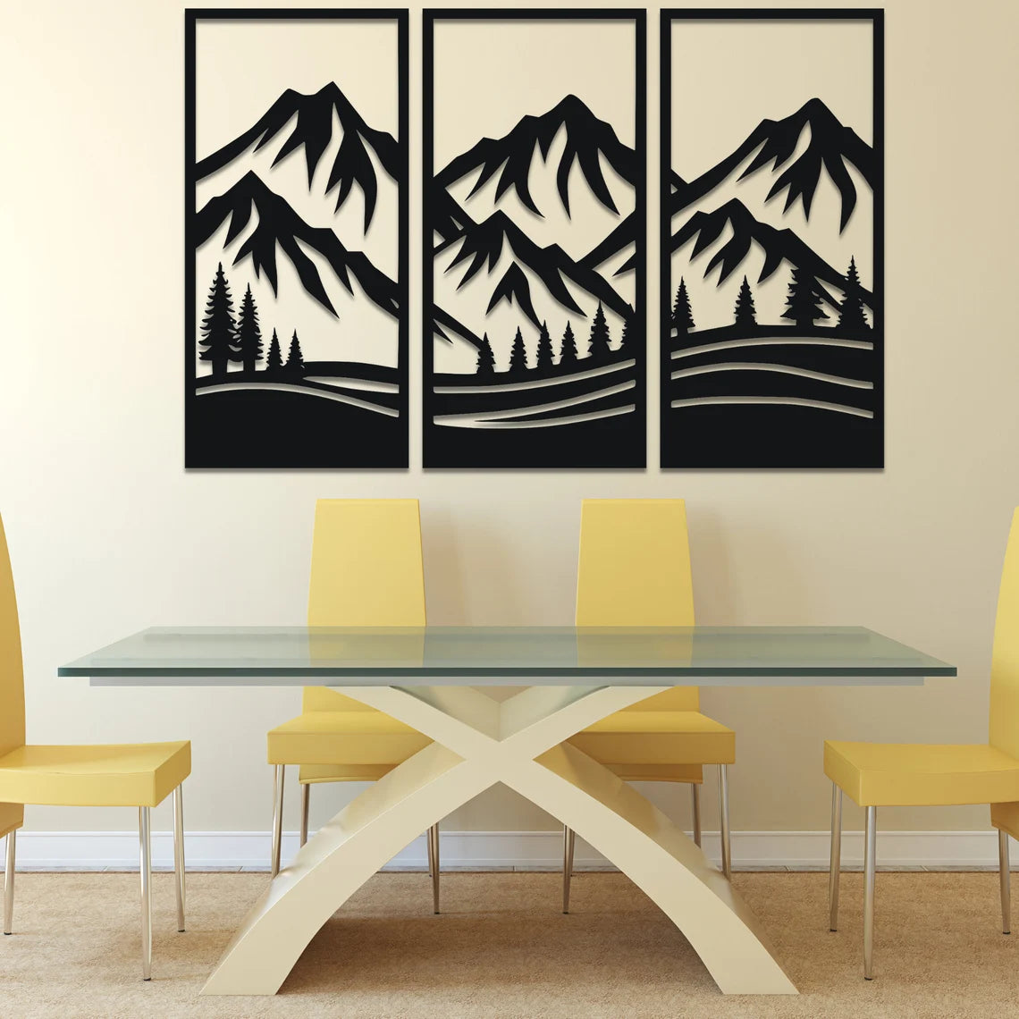 Mountains - Wall Art Trio